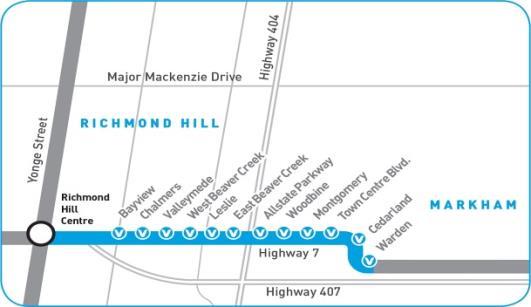 2.0 BUS RAPID TRANSIT (BRT) PROGRAM HIGHWAY 7 EAST - RICHMOND HILL CENTRE TO WARDEN AVENUE (H3) Project Description The Highway 7