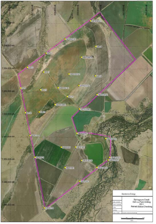 Springsure Creek agriculture Bandanna has developed Agricultural Plan to ensure ongoing co-existence of cropping and mining throughout life of project Bandanna has commissioned independent research