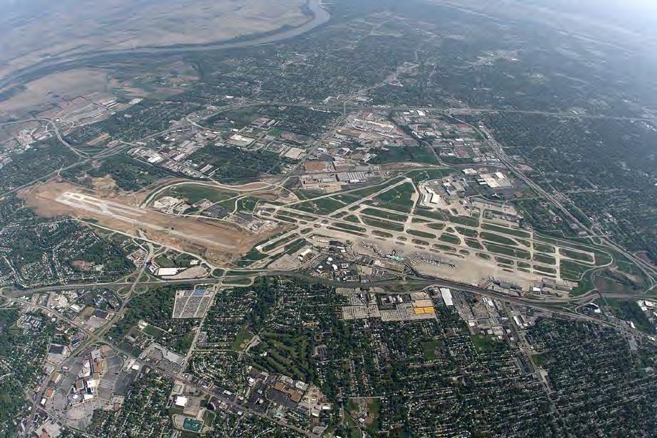 Saint Louis International Airport Saint Louis International added a new runway (at the cost of 1.