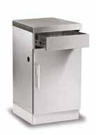 Robust heavy duty cabinets constructed from stainless steel with stainless
