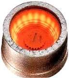 This produces a radiant and convective heating effect for efficient rapid heating of most materials. Radiant cup burners are available in a range of sizes, cup shape and protective casings.