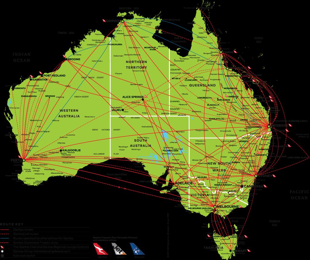 QANTAS DOMESTIC Rigorous and Proactive Capacity Management 42% more peak hour capacity 1 47% more capacity on Melbourne Sydney 2 34% more frequencies 1 43% more departures from capital city ports 2