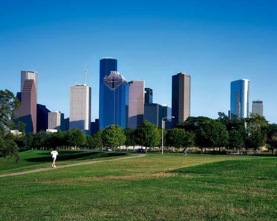 Houston, TX Quick Facts Houston, also known as the Bayou City is larger than both Missouri & Michigan, with approximately 6.