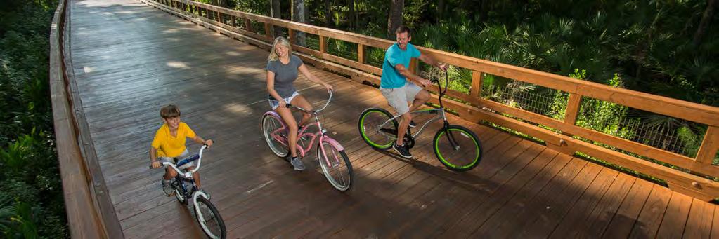 GREENWAY TRAILS THE NOCATEE LIFESTYLE Nocatee features a variety of neighborhoods, schools, parks, recreation, offices, shopping, and restaurants, and its location is minutes from pristine beaches.