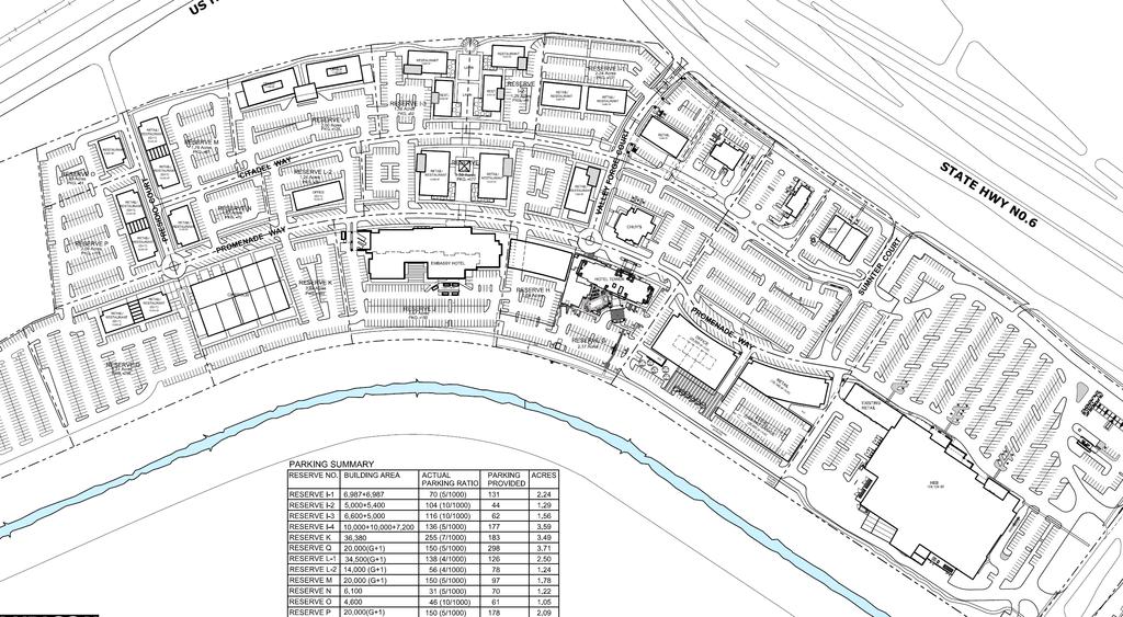 SITE PLAN NOTE i-222 i-232 Buildings showing retail logos are already built and tenanted Buildings with a red call-out box are scheduled to start construction this APPROVED Site plan under
