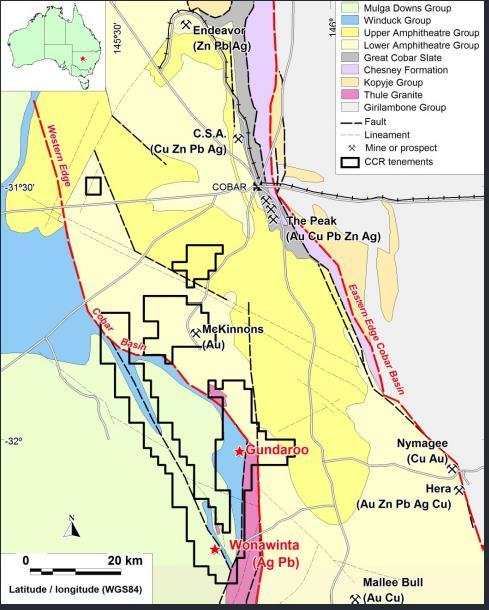 The Wonawinta acquisition also includes approximately 840 square kilometres of highly prospective exploration territory held in seven exploration licence areas.