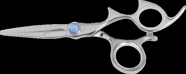 These shears also have ball bearings in the pivot area and swivel thumb for effortless movement of the shear with sharp convex edges, which translates to soft smooth cuts and unmatched