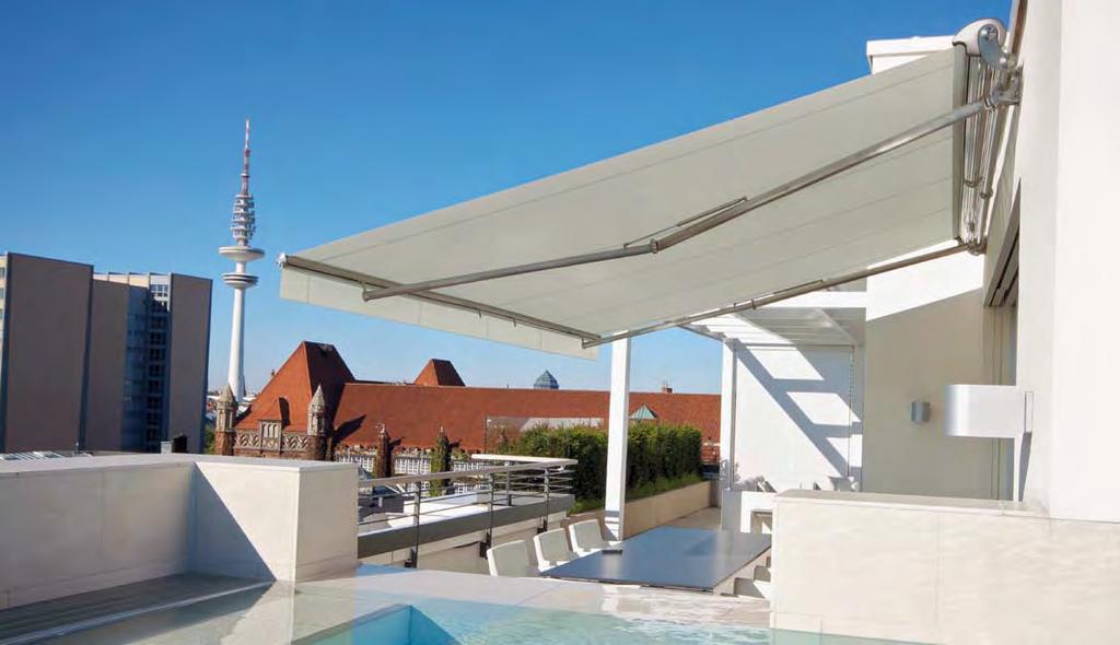 AESTHETICS IN PERFECTION ES-1 the designer awning made of marine