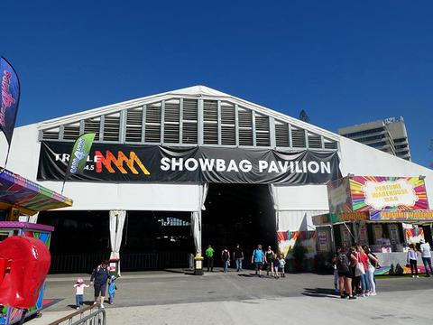 Showbag Pavilion 9PM TIP... before you go... check to see if your chosen showbags have ride vouchers. This will help you to determine whether to buy the bags at the beginning or end of the day!