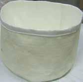 various sizes ag Filters vailable in polyester, polyester and polyurethane blend, Nomex, PTFE,