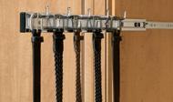 TRC SERIES SIDE MOUNT TIE RACK Available in three finishes Available in two depths Holds up to 25 ties