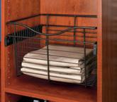 CB SERIES - HEAVY-GAUGE PULLOUT WIRE BASKET Installs easily in 32