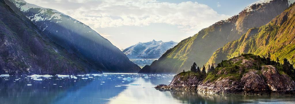THE ITINERARY Day 9 Tracey Arm Fjord - 5:00am to 9:00am (Scenic Cruising) & Juneau, Alaska - 12:30pm to 10:15pm Book-ended by two of Alaska s most dramatic glaciers, the North and South Sawyer, and