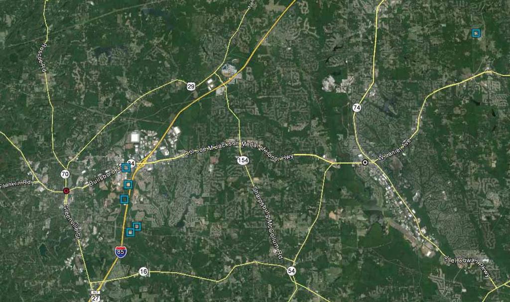 LOCATION OVERVIEW MAP Peachtree City Fayetteville