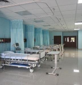 available include emergency rooms, operating theatres, delivery rooms, outpatient clinics, inpatient services,