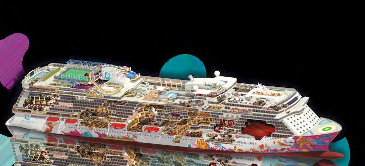 Ship Facts Genting Dream World Dream Gross Tonnage: 150,695grt Length: 335m Width: 40m