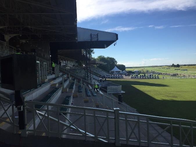 Disabled customers with non-mobility issues can view the music in 2 reserved areas within the Grandstands. Spaces within these areas must be arranged in advance.