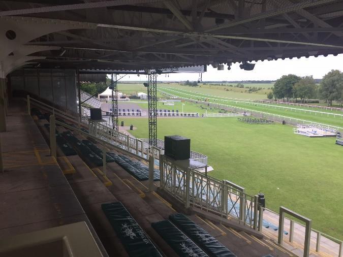 Area D is located in the old stage area of Grandstand 2 and Area E at the back of the steppings in Grandstand 2.
