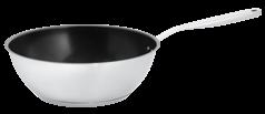 ALL STEEL Frying pan 28 cm Art. no. 1023761 Height: 520 mm Length: 60 mm Width: 295 mm Weight: 1635 g Retail box: 6 Old art. no. - +!4<>:02"DDJDHJ! Stainless steel frying pan for special occasions.