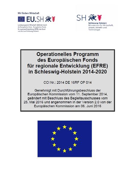 Operational Programme ERDF for Schleswig-Holstein 2014-20 270 Mio.