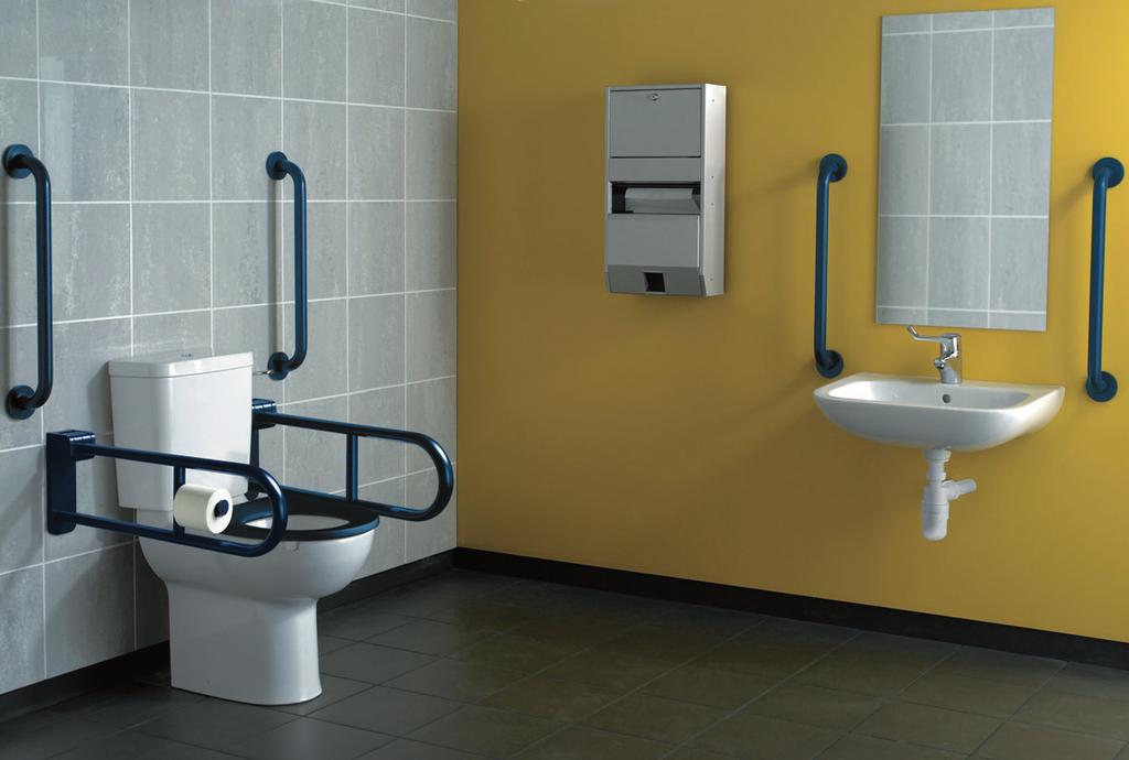 contour 21 peninsular doc m pack Designed especially to provide wheelchair access to the WC from either side, the functional ergonomics of the close coupled WC and twin grab rails produce a washroom