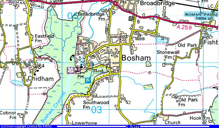 DIRECTIONS TO THE MILLSTREAM HOTEL Location The Millstream Hotel is situated in Bosham Village, which is approximately 2 miles from Chichester along the A259 towards Havant. Postcode: PO18 8HL.