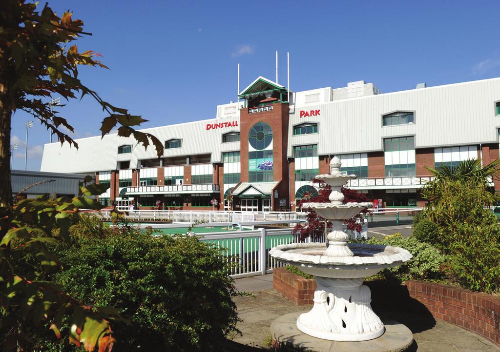 WELCOME Wolverhampton Racecourse & Conference Centre is conveniently located on the outskirts of the City of Wolverhampton, within 10 minutes of M54 motorway.