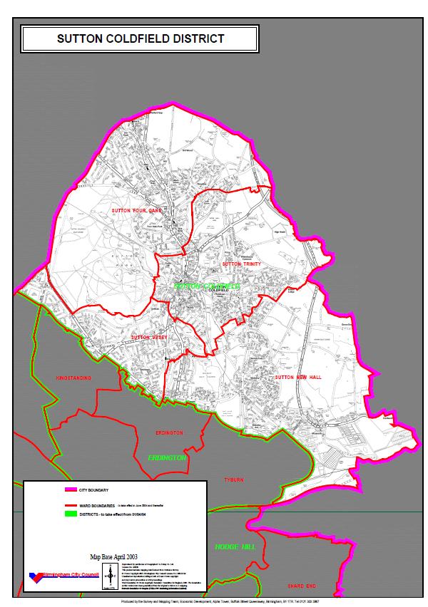 Appendix 2 Map referred to in the Birmingham City Council (Reorganisation of