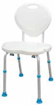 4235529 770525 Folding bath seat HCPC Code: E0240 Provides comfort and safety while showering or bathing