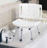 Benches and Seats Graham-Field Shower Chair/Commode I-Fit Shower Chair Constructed of the highest quality healthcare-grade PVC Deluxe heavy-duty, contoured and soft