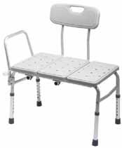 edline Industries Guardian Transfer Bench Assists those who have difficulty getting into a bathtub Textured, molded