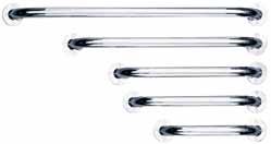 Grab Bar Adjustable oval flange rotates to best position for secure mounting Can be mounted horizontally, vertically or diagonally 4074282 G81020 Chrome grab bar 12 in.