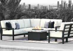 coffee, chat, dining & balcony fire tables Embracing one of the hottest trends in outdoor living, Homecrest is an industry leader in outdoor fire tables.