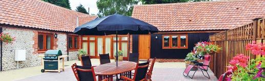 The cottages are converted barns over 120 years old and are situated close to beautiful Blakeney, Cley