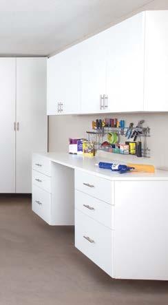 Our ¾ inch thick cabinet construction is made using commercial grade,