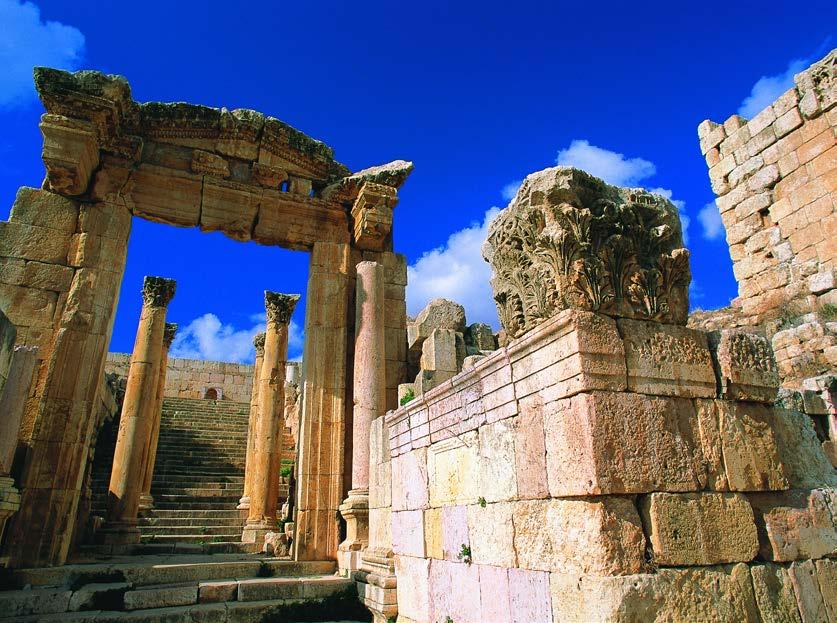Day 2 Jerash & Amman City Tour After breakfast, We will drive 50kms northward to Jerash, the best example of a well preserved Roman