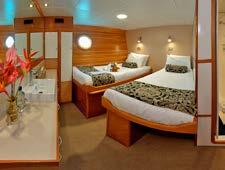 spacious dive deck, secure camera room, and relaxing