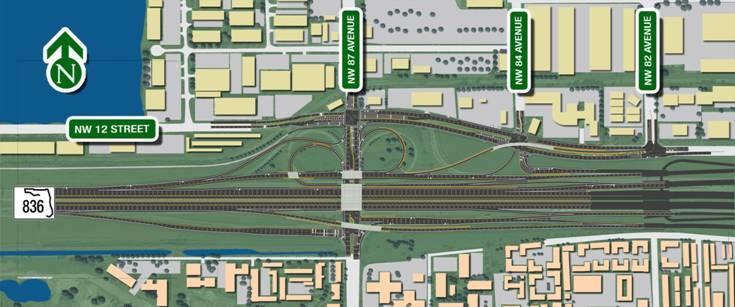 SR 836/Dolphin Expressway NW 87 Avenue Interchange Construction - Improvements to SR 836 at NW 87 th Avenue to provide