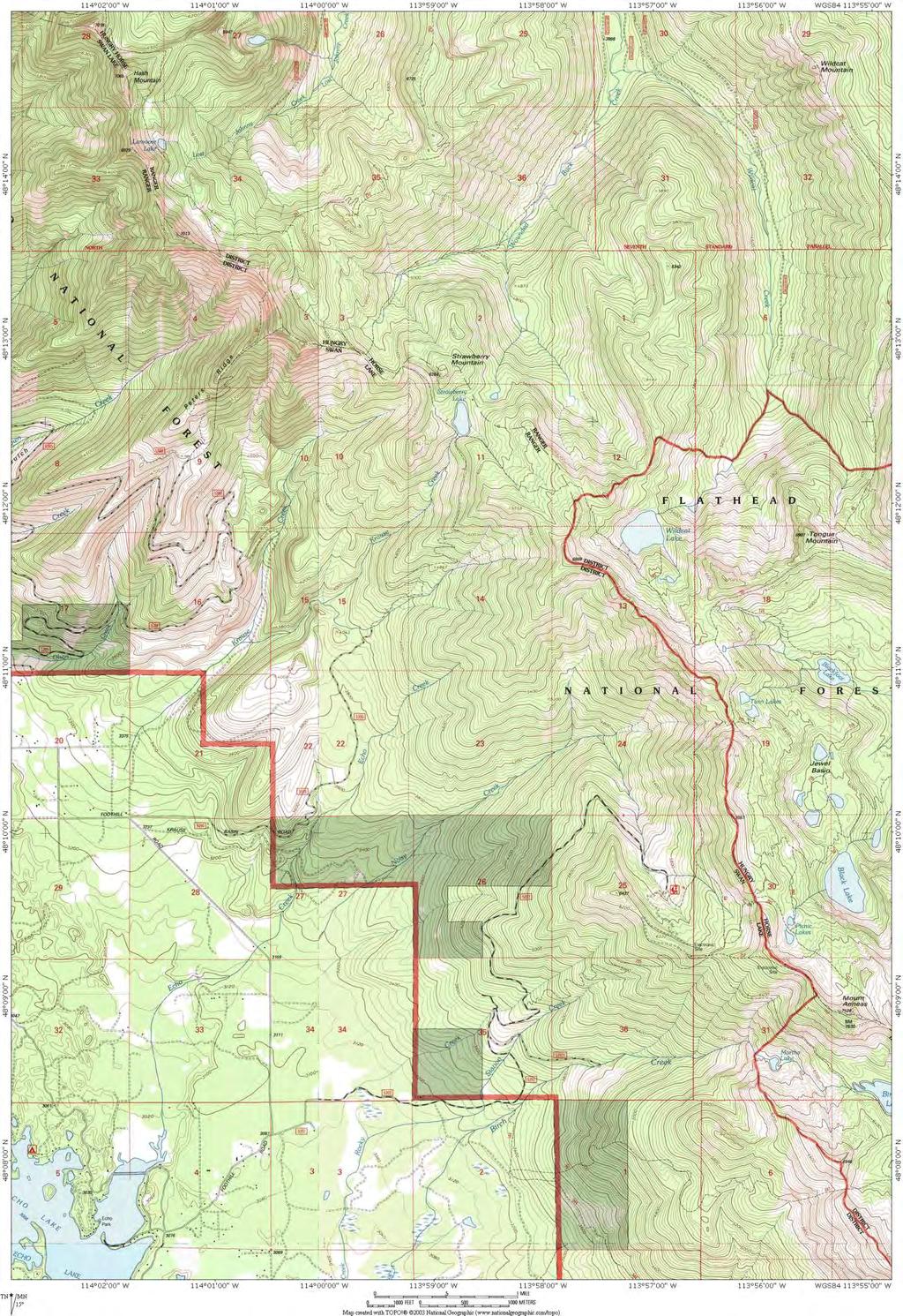 Thursday s Approximated Recovery Access Map Twin - Wildcat Lakes Avalanche Site Legend Motor Vehicle Access USFS Ski Access
