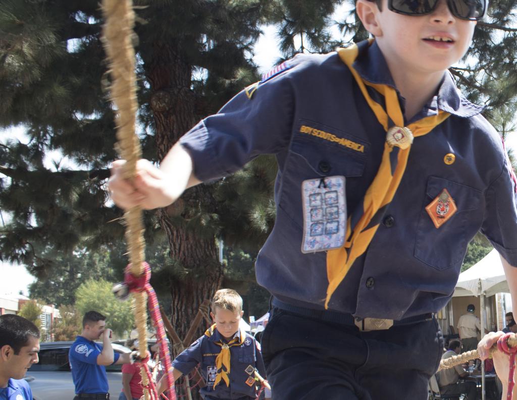 Cub Scouts Cub Scout Day Camp What does it take to wear out hundreds of cub scout-age boys and girls with boundless energy and a penchant for adventure?