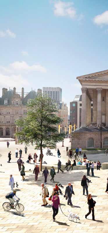 HIGH QUALITY PLACE-MAKING The provision of high quality public realm, enhancing the setting of some of Birmingham s most important heritage buildings, is central to the development proposals.