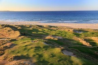 After 18 holes at Ocean Dunes you will then be transferred to the airport for a direct flight to Barnbougle s airstrip. For the next two nights, you will stay on course at Lost Farm Lodge.