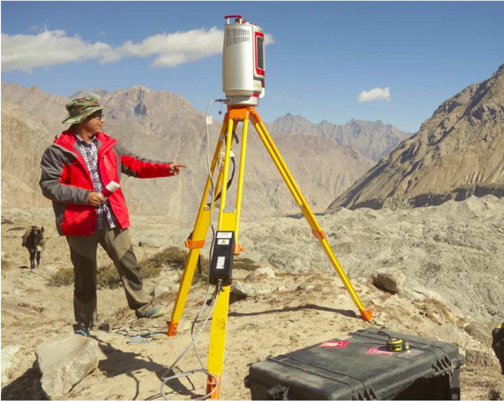 5. Monitoring the glacier mass balance with 3D ultra longrange terrestrial laser scanner system 3D Laser Scanner RIEGL VZ-6000 The new high speed, high resolution terrestrial