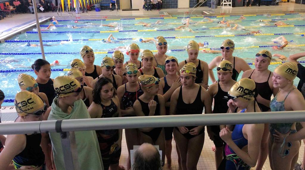 MORRIS COUNTY SWIM CLUB Salmon, 10&UJO's, 13-19S/B & MOC's all SCY 2/23-3/4/18 FOUR ATTAIN NEW CUTS AT SALMON The Morris County Swim Club added the Salmon Run as am extra chance for swimmers to
