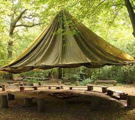 ACCOMMODATION Carroty Wood has accommodation for up to 168 in the summer (132 Sept-May).