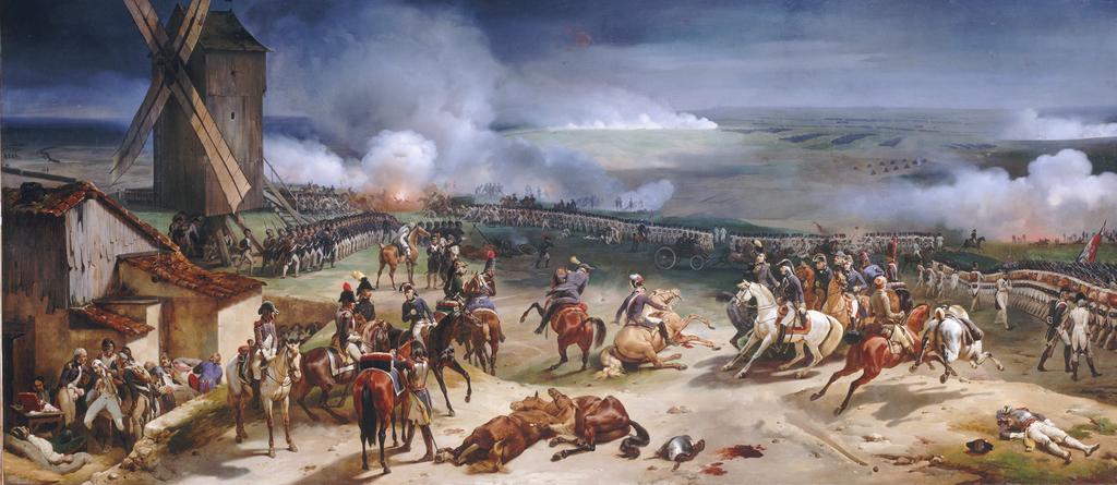 The Battle of Valmy, 20 September 1792, Jean-Baptiste Mauzaisse, by Horace Vernet.