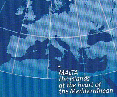 Malta Located at the centre