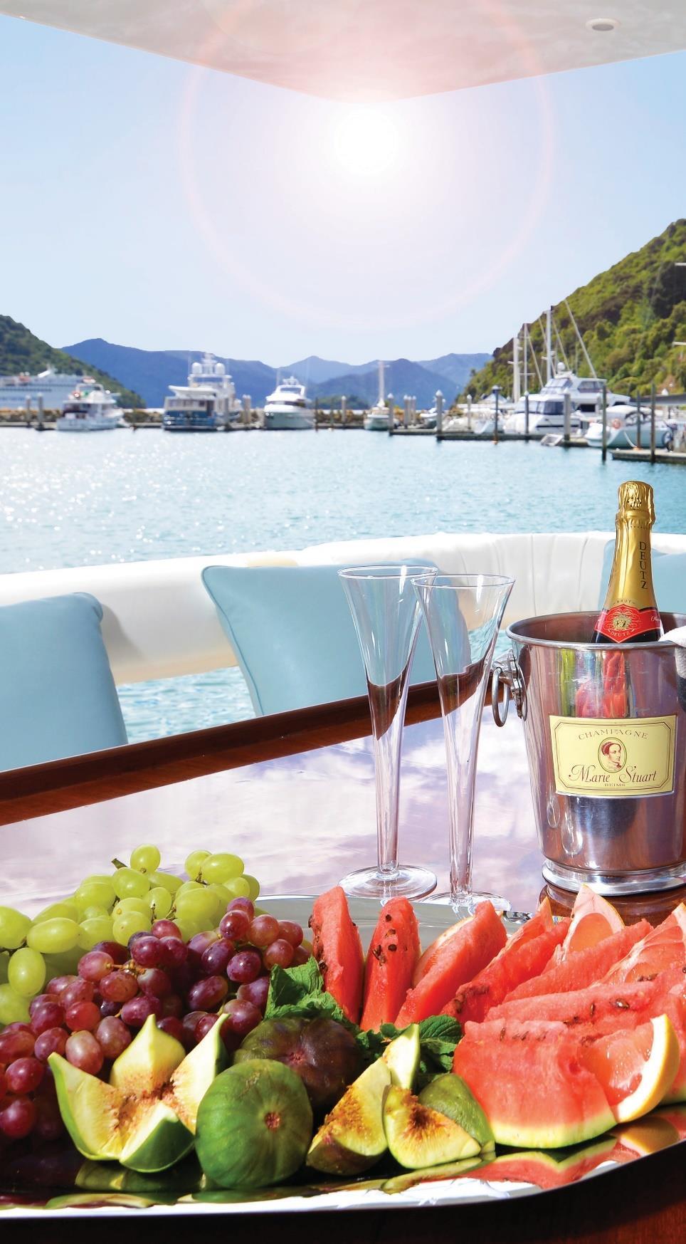 MARLBOROUGH SOUNDS CRUISE PACKAGES RETAIL RATES SCHEDULE - GST INCL @ 15% NUMBER OF GUESTS CRUISE DURATION 1 APR 2017 31 MAR 2019 RETAIL PRICING HALF DAY AND FULL DAY CRUISES MARLBOROUGH SOUNDS 1-8
