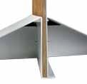 60 kg BASE This base is made of steel sheet of 2mm thickness and it is available in two widths (600 mm and 800mm).