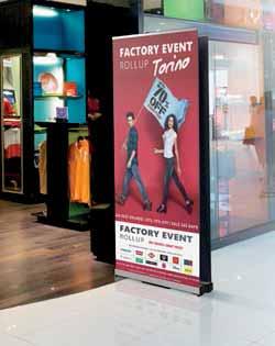 ROLL UP BANNER Economic Roll Up TORINO DIMENSIONS 600 800 850 1000 1200 13.827-1 13.827-2 13.827-3 13.827-4 13.